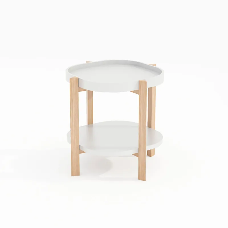 Sidobord Norah 40x40x60 cm - vit — vit