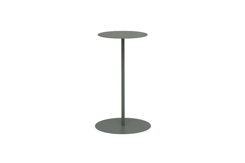Sidobord Utomhus Hillerstorp Jet Set Ø35x67 cm Grågrön - Grågrön — Hillerstorp