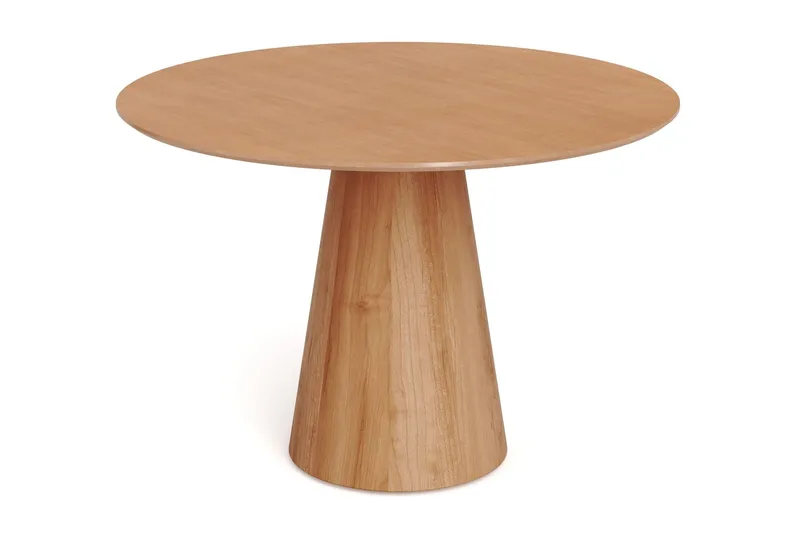 Siena Litet Matbord Runt 110cm Fanér - Ek — Bark