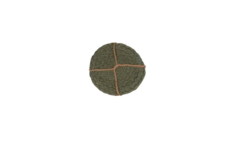 Sigge Glasunderlägg Ø10 cm - Olivgrön — Olivgrön