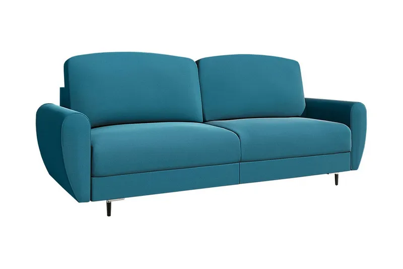 Silvia Bäddsoffa 226x98x95 cm LED-belysning - Blå — Blå