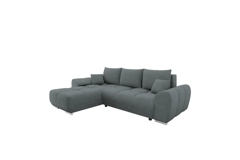 Simerly Soffa med Divan 3-sits - Mörkgrå — Mörkgrå
