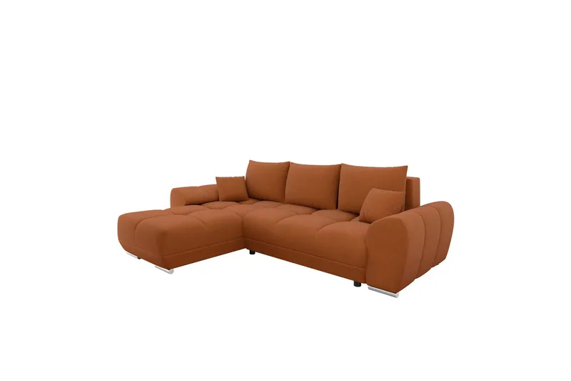 Simerly Soffa med Divan 3-sits - Orange — Orange