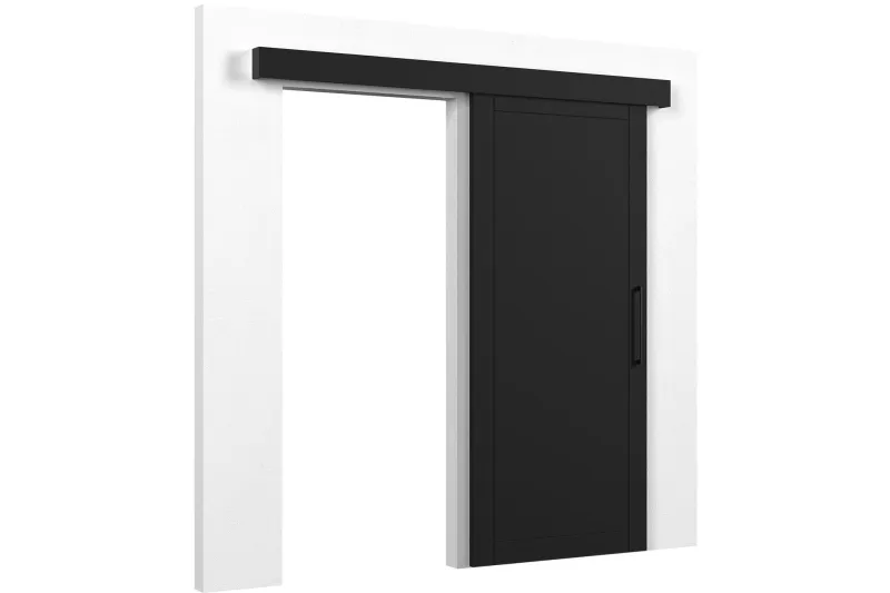 Simmy Skjutdörr 90x204 cm - Svart (Art.nr 3072829) — Svart