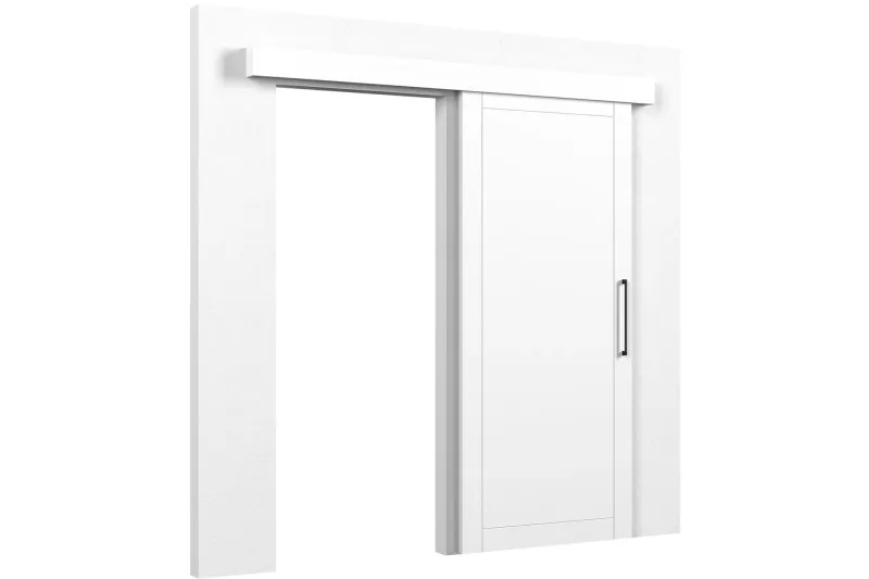 Simmy Skjutdörr 90x204 cm - Vit (Art.nr 3072825) — Vit