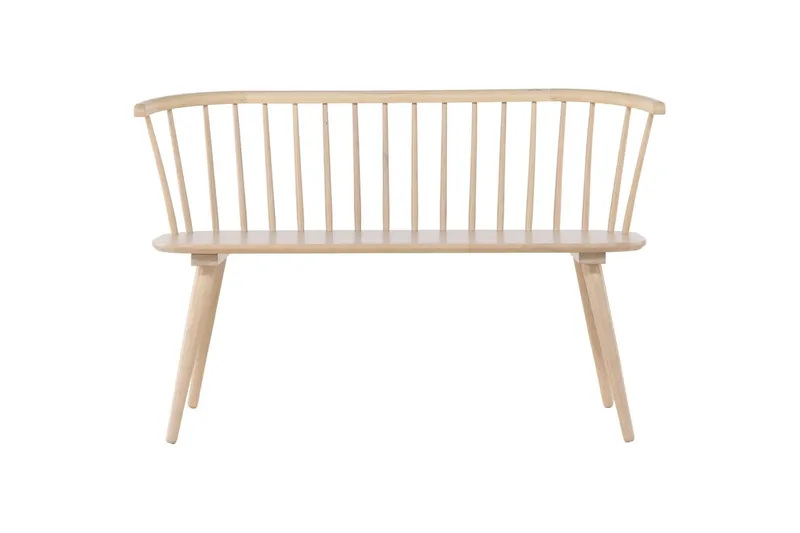 Sittbänk med ryggstöd Venture Home Bobby Sittbänk 120 cm Whitewash Whitewash — Venture Home
