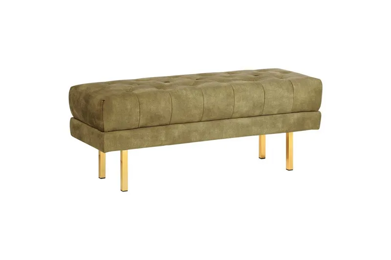 Sittbänk Roseville Grön/guld - Grön/guld — Grön/guld