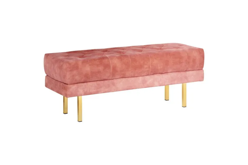 Sittbänk Roseville Rosa/guld - Rosa/guld — Rosa/guld