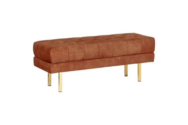 Sittbänk Roseville Rött/guld - Rött/guld — Rött/guld