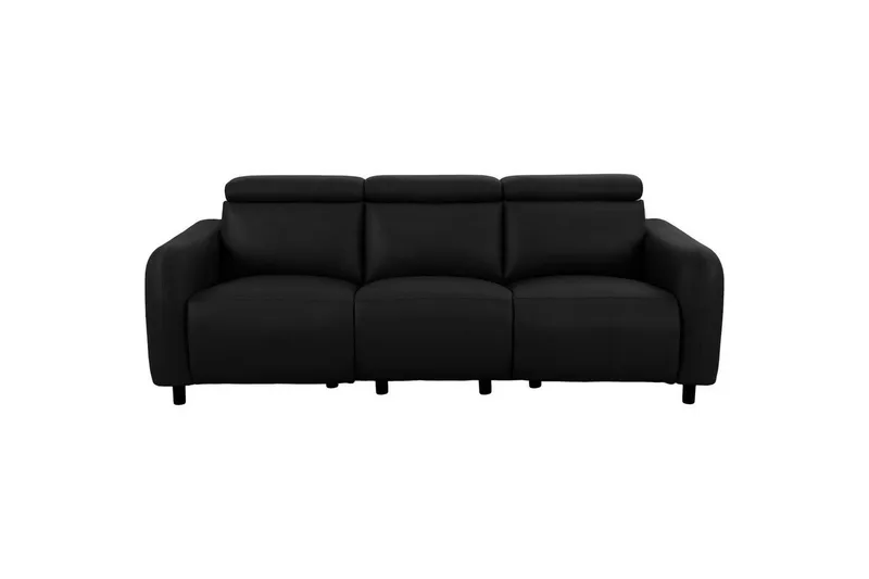 Skaane Reclinersoffa 3-sits - Svart — Loft24