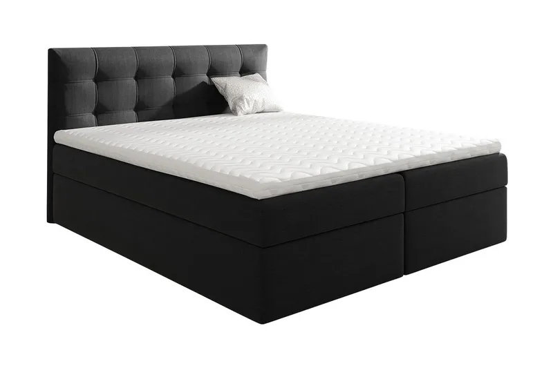 Skaftå Kontinentalsäng 180x200 Svart/Vit - Svart/Vit (Art.nr 694043) — Svart/Vit