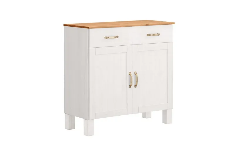 Skänk Alby 85x38x85 cm, Vit/Honung - 85x38x85 cm, Vit/Honung — Loft24