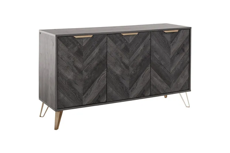Skänk Mörkt trä 133x40x75 cm - 133x40x75 cm — Loft24