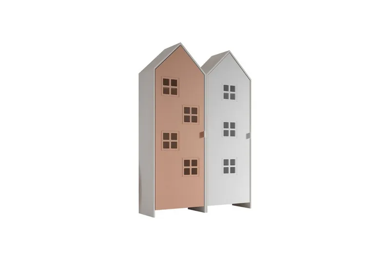 Skåp Casami Brygge 2-delad med 2 dörrar Rosa/Vit - Rosa/Vit — Rosa/Vit