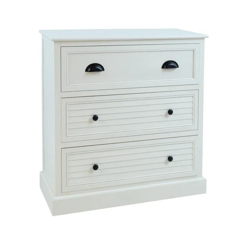 Skåp Meldon 80x35x80 cm - Vit — Vit