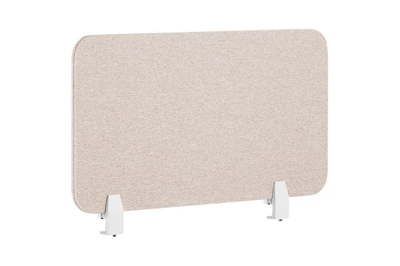 Skiljevägg för skrivbord Wally Beige, 72x2x40 cm - Beige, 72x2x40 cm — Beige, 72x2x40 cm