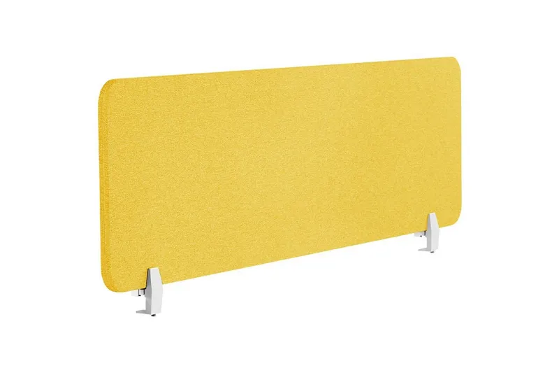 Skiljevägg för skrivbord Wally Gul, 160x2x40 cm - Gul, 160x2x40 cm — Gul, 160x2x40 cm
