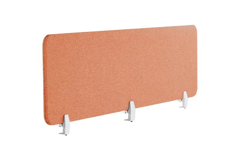 Skiljevägg för skrivbord Wally Röd, 180x2x40 cm - Röd, 180x2x40 cm — Röd, 180x2x40 cm