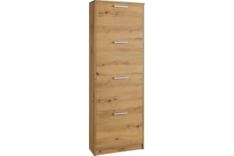 Skoförvaring Bill 55x21x157 cm, Natur - 55x21x157 cm, Natur — Loft24