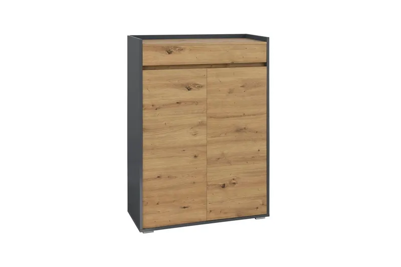 Skoförvaring Kosmo Antracit/Ek - Antracit/Ek — Loft24