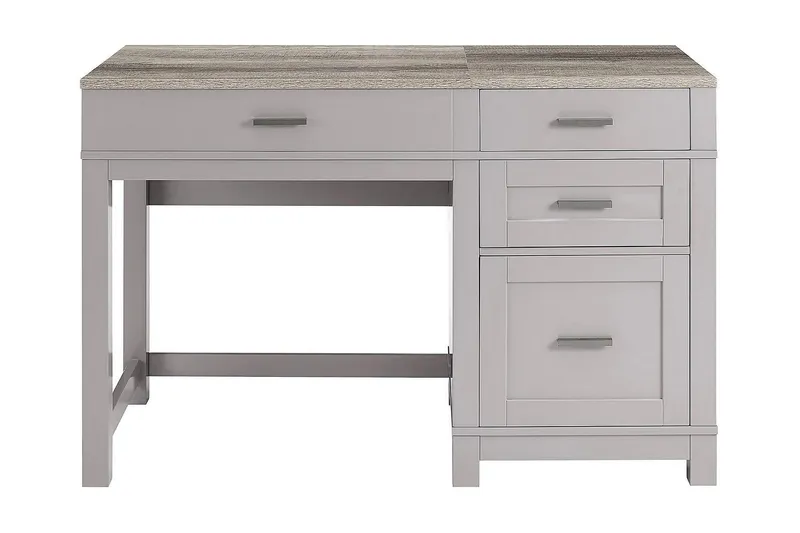 Skrivbord Carver 120 cm Grå - Dorel Home — Dorel Home