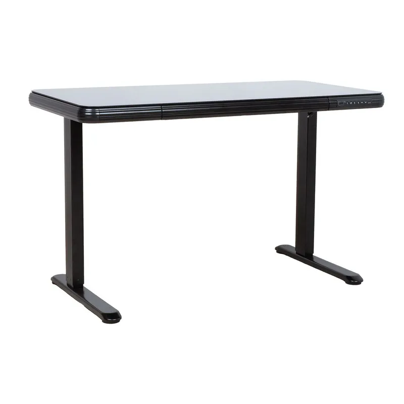Skrivbord Ergo Fit med 1 motor 122x62x73,5–118 cm - Svart — Svart