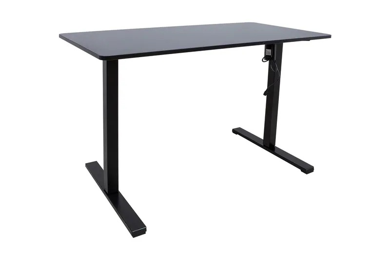Skrivbord Ergo Optimal med motor 120x60 cm Svart