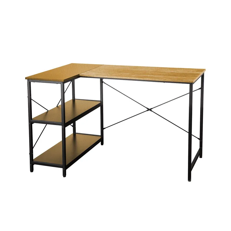 Skrivbord Hedvig ask/svart 120x80x76 cm - ekbark / svart — ekbark / svart