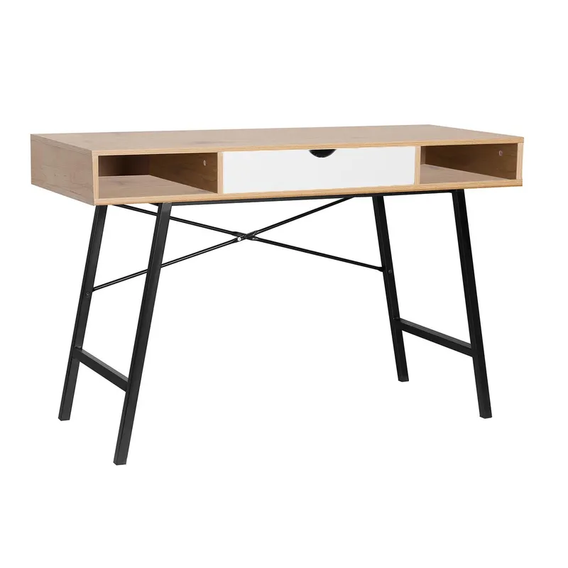 Skrivbord Study 120x48x76 cm - ekbark / brun — ekbark / brun