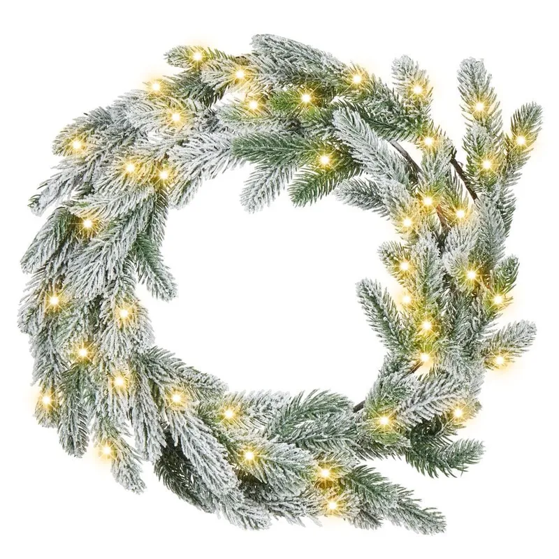 Snöig Julkrans Albini