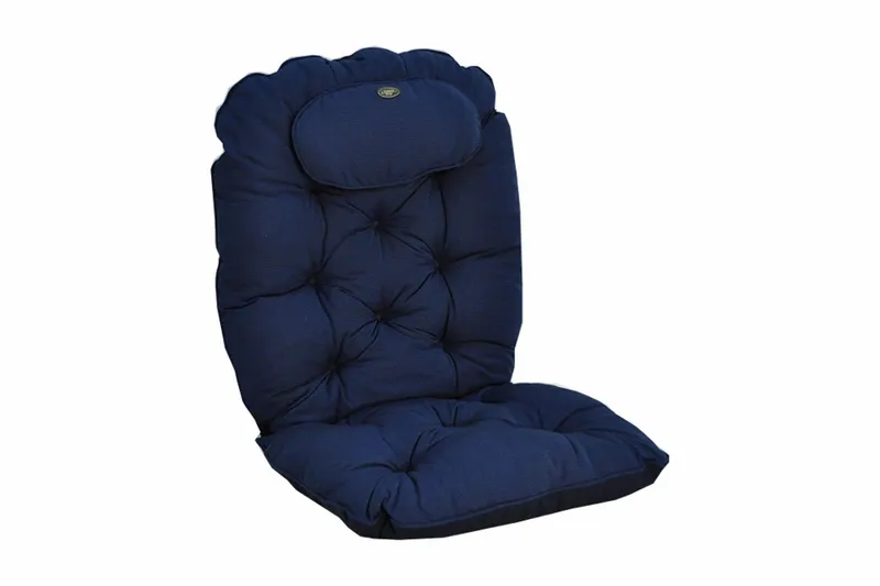 Snurr & gung LYX inkl. nackkudde:Antracitstruktur Fritab Blue texture — Fritab