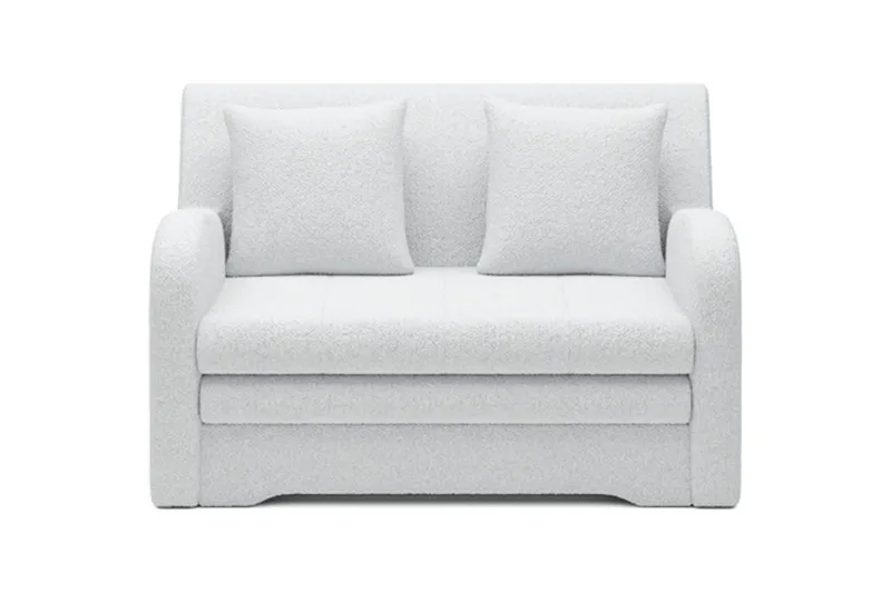 Soffa Eltap Ario 130x85x103 cm - Royal 01, Vit — Royal 01, Vit
