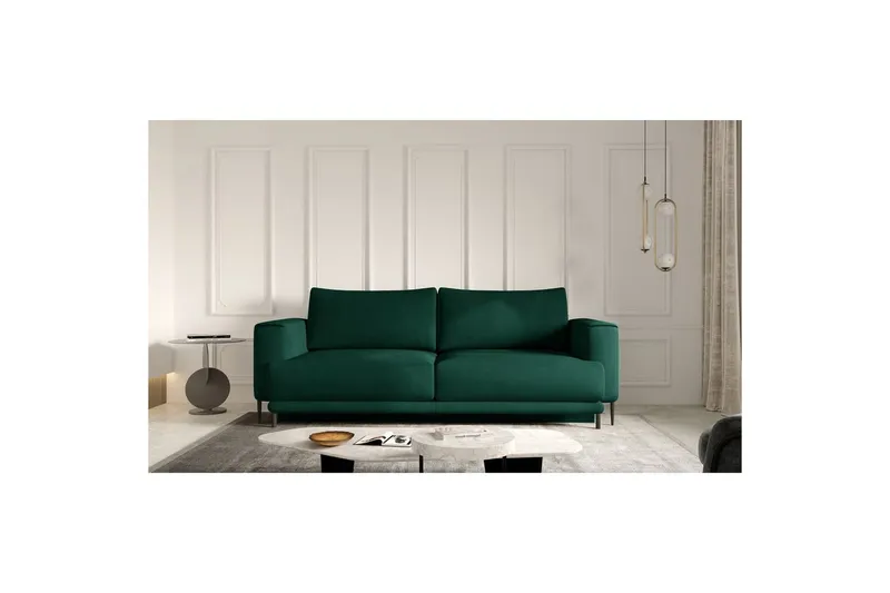 Soffa Eltap Dalia 248x84x95 cm - Nube 35, Grön — Nube 35, Grön