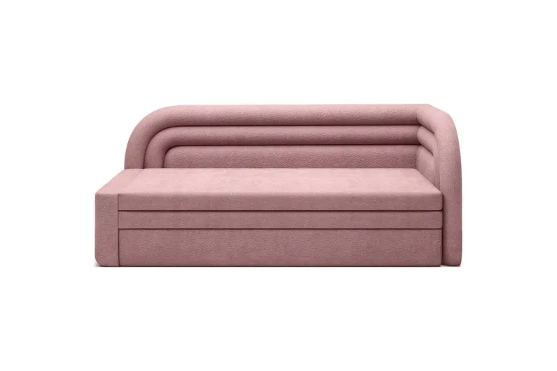 Soffa Eltap Fabillo 223x86x80 cm - Touch 24, Rosa, Höger — Touch 24, Rosa, Höger