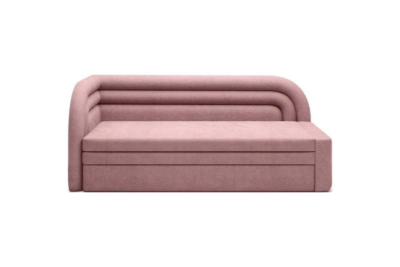 Soffa Eltap Fabillo 223x86x80 cm - Touch 24, Rosa, Vänster — Touch 24, Rosa, Vänster