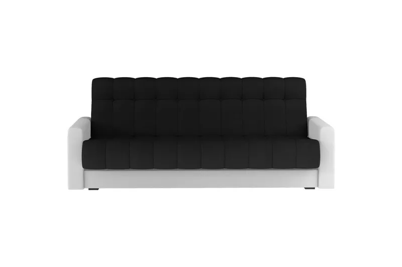 Soffa Eltap Garett 212x85x90 cm - Sawana 14, Soft 17, Svart, Vit — Sawana 14, Soft 17, Svart, Vit