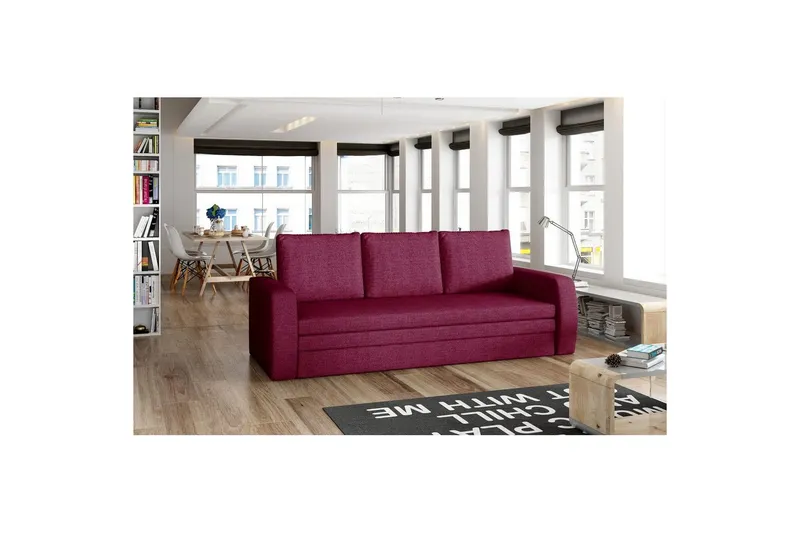Soffa Eltap Inversa 220x83x89 cm - Malmö 63, Röd — Malmö 63, Röd