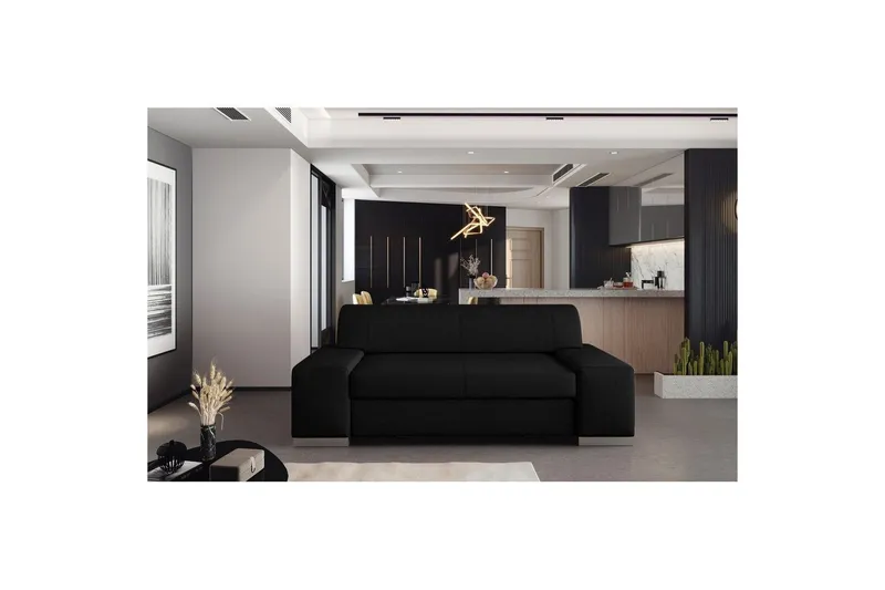 Soffa Eltap Porto - Sawana 14, Svart, 2190x62x73 cm — Sawana 14, Svart, 2190x62x73 cm