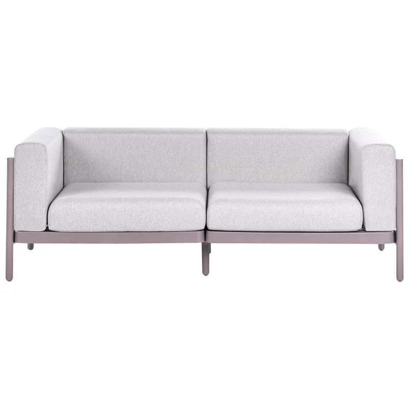 Soffa utomhus 2-Sits Ferretti - Grå/Beige — Grå/Beige