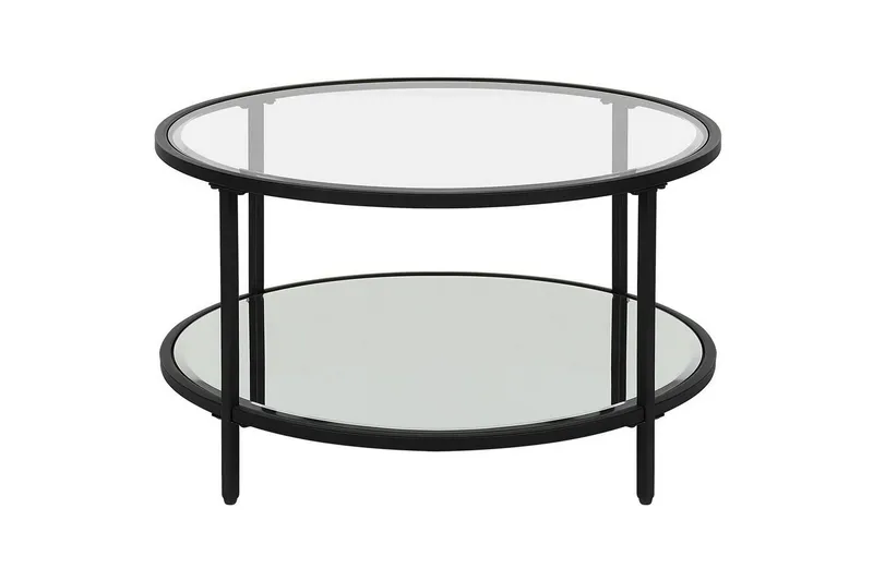 Soffbord Birney Svart/genomskinlig - Svart/genomskinlig — Svart/genomskinlig