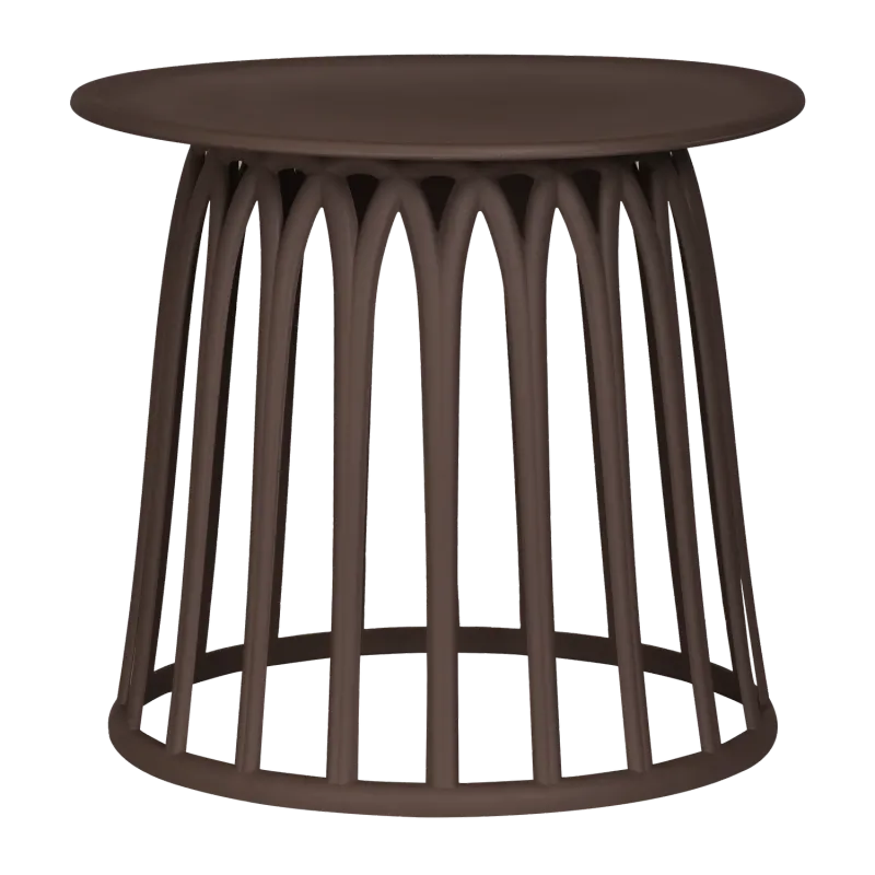 Soffbord Boy 50 cm Rund Utomhus - Lila/Brun — WOOOD