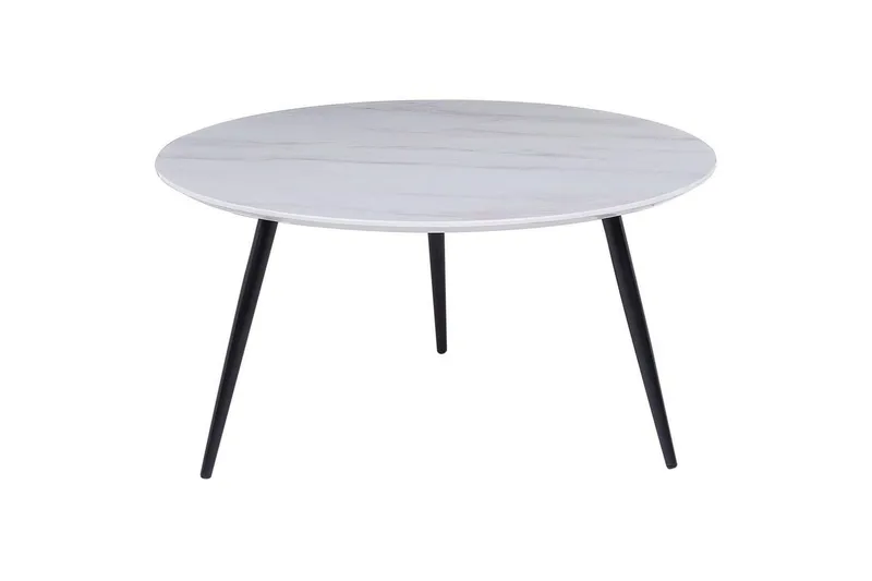 Soffbord Effie Vit/Svart - Vit/Svart — Vit/Svart