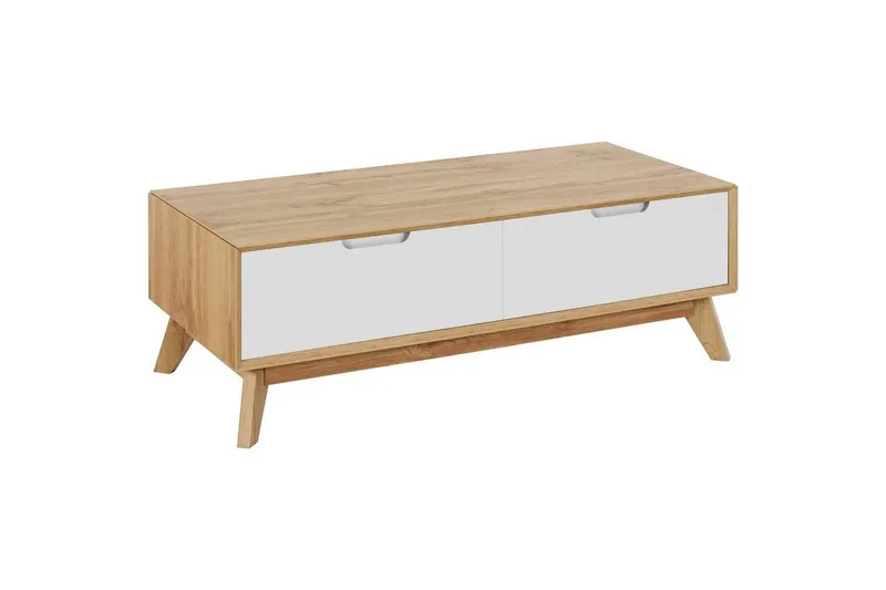 Soffbord Ezra Wotan-ek/Vit - Wotan-ek/Vit — Loft24