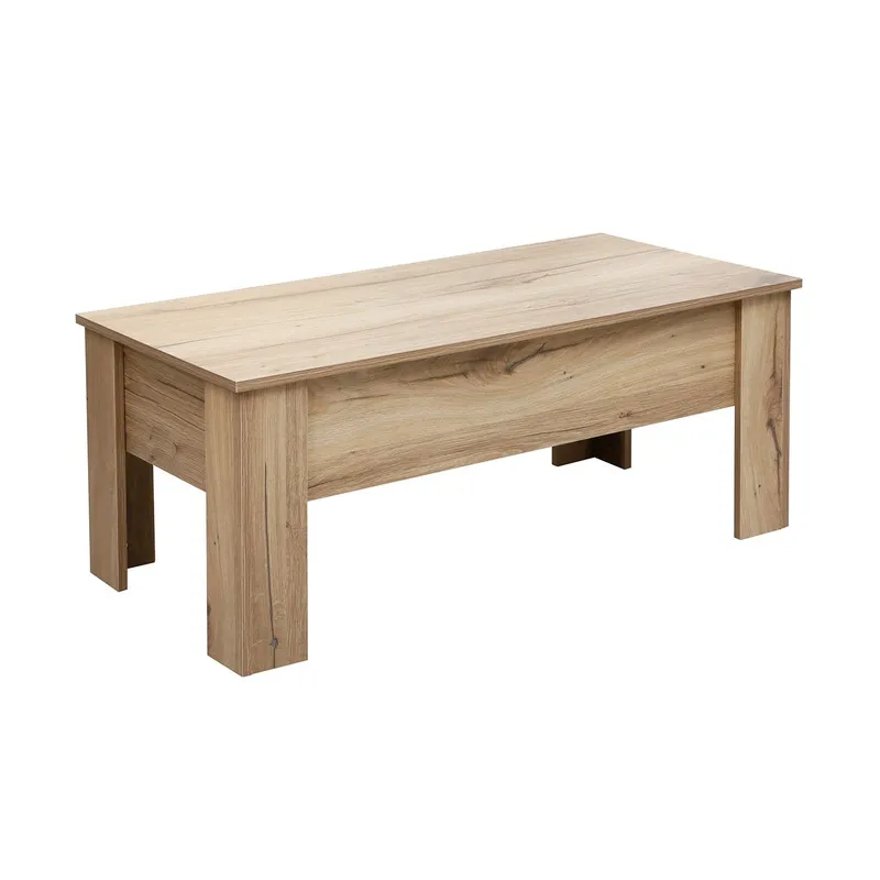 Soffbord Hannes 100x50x42 cm rustik melamin - Brun — Brun