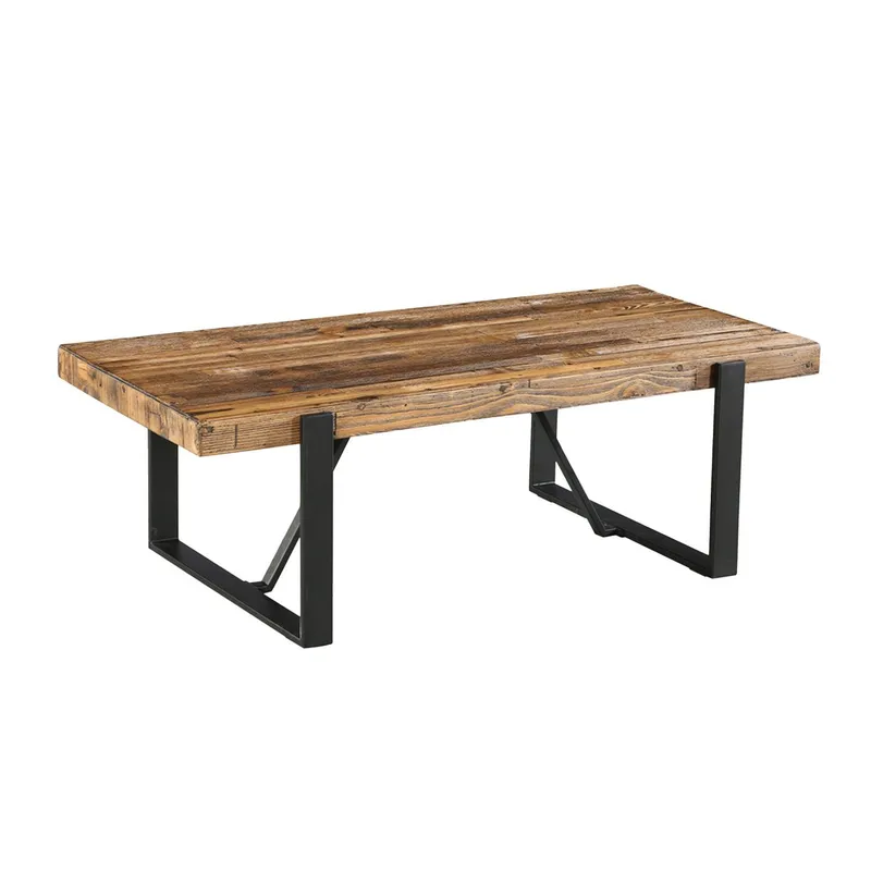 Soffbord Ironbridge 132x66x43,5 cm Furu - Brun — Brun