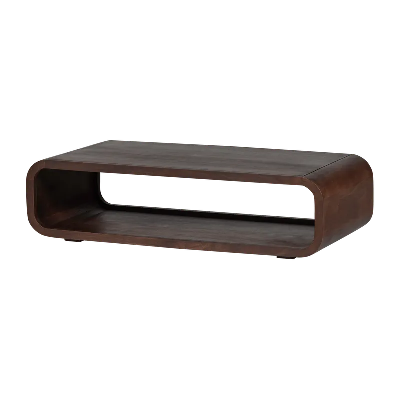 Soffbord Kinu 120 cm - Mörkbrun — WOOOD