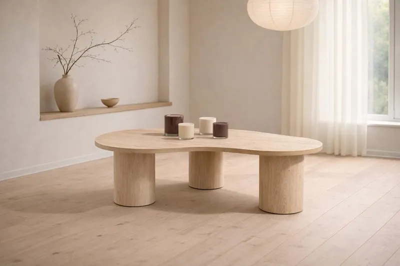 Soffbord Megg 130 cm - naturfärgad — Venture Home