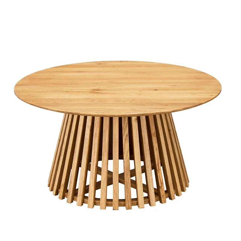 Soffbord Spjälad D80x40 cm - alm — alm