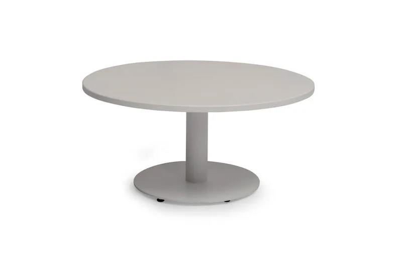 Soffbord Utomhus Hillerstorp Näsby Ø80 cm Vit - Vit — Hillerstorp