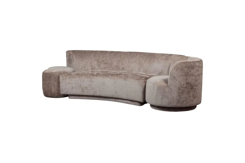 Soffgrupp Kombi-Populär med Pouf - Taupe — WOOOD